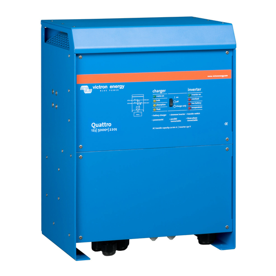 VICTRON ENERGY QUATTRO 12/5000/200 USER'S MANUAL & INSTALLATION MANUAL Pdf Download ManualsLib