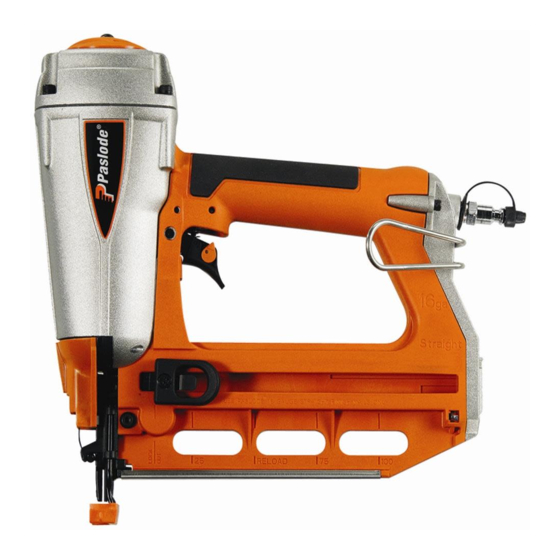PASLODE T250SF16 OPERATING MANUAL AND TOOL SCHEMATIC Pdf Download