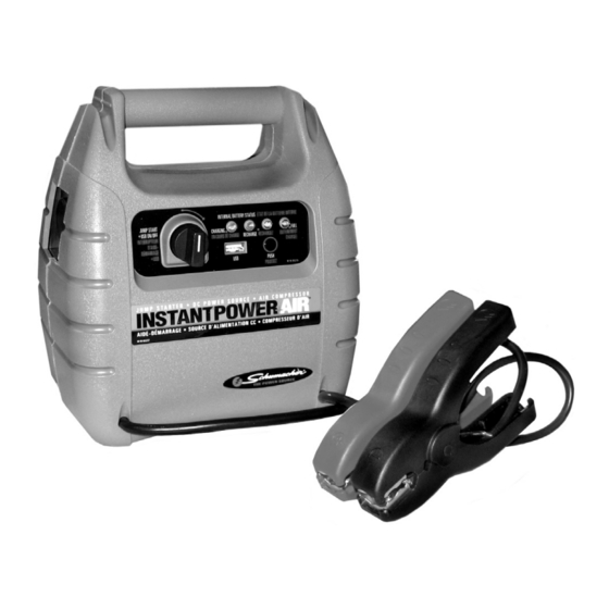 SCHUMACHER INSTANT POWER IP95C INSTRUCTION MANUAL Pdf Download