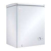 11 cu ft residential upright freezer in white