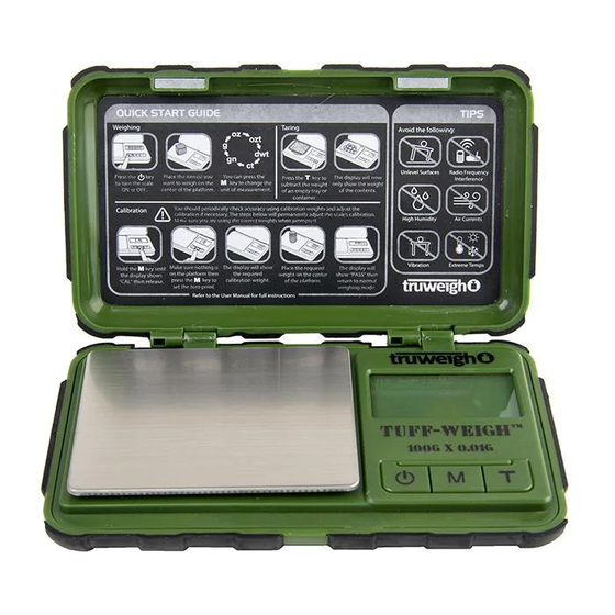 Truweigh TUFF-WEIGH User Manual