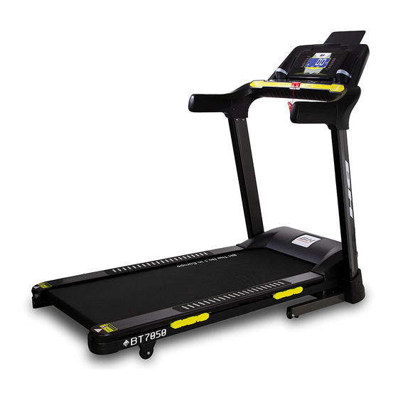 BH FITNESS BT7050 Operating Instructions Manual