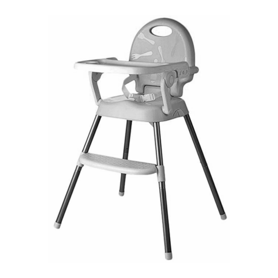 User Manuals: Chipolino BONBON 3 high chair