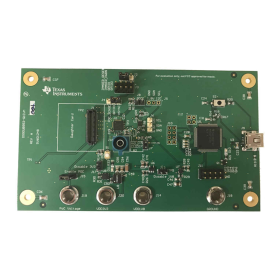 Texas Instruments DS90UB95x-Q1EVM User Manual