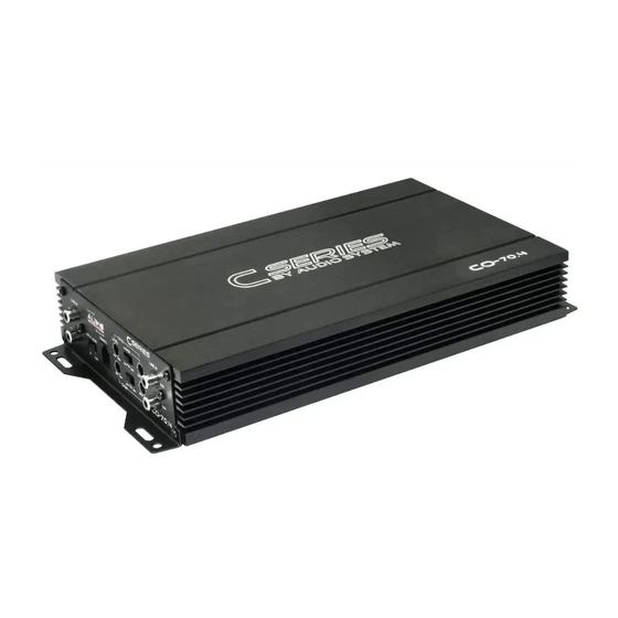 Audio System C0-70.4 Owner's Manual