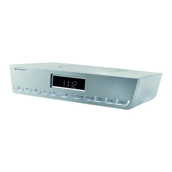 SOUNDMASTER UR2016 Manual
