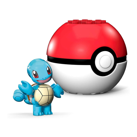 Mega Construx POKEMON WONDER BUILDERS SQUIRTLE GKY70 Manual