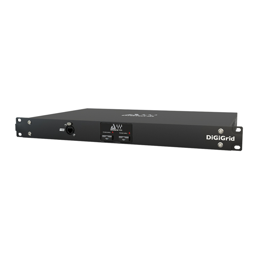 Waves DiGiGrid MGR User Manual