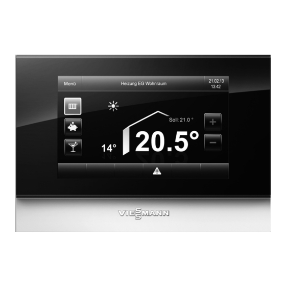 Viessmann Vitotrol 350-C Installation And Service Instructions Manual