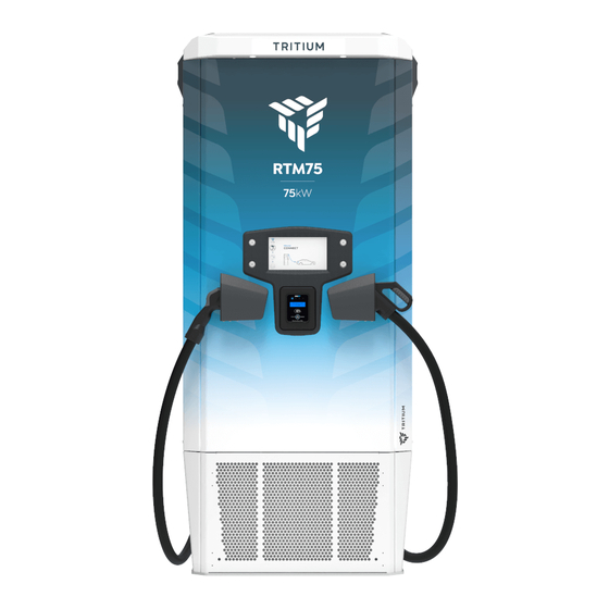 User Manuals: Tritium RTM75 DC Fast Charger