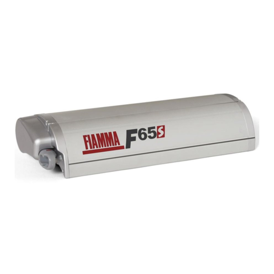 Fiamma F65S 290 Installation And Usage Instructions