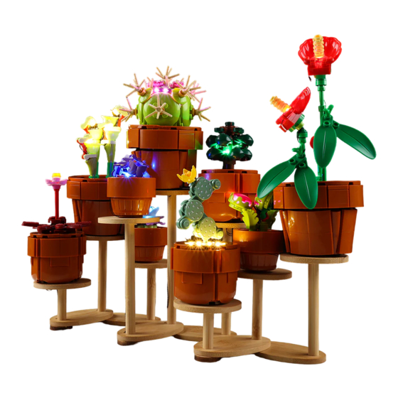 GAME OF BRICKS Light Kit for Tiny Plants Instruction Manual