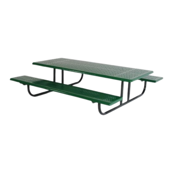 SportsPlay 8 Early Years Picnic Table 602-702 Assembly Instructions