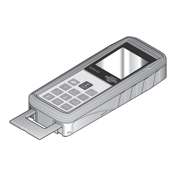 wurth WDM 101 Operating Instructions Manual