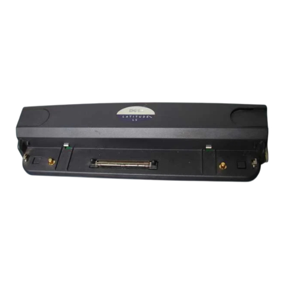 Dell Latitude L400 Advanced Port Replicator User Manual