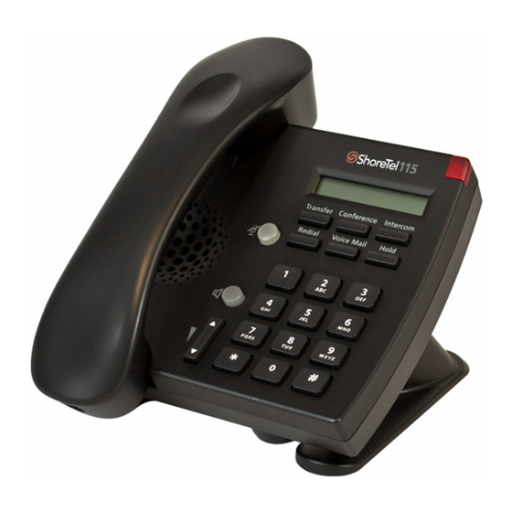 ShoreTel IP115 Quick Reference Manual