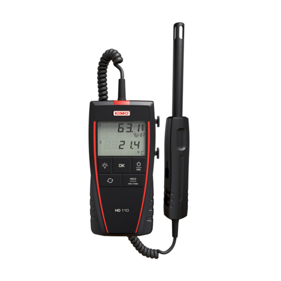Kimo HD110 User Manual