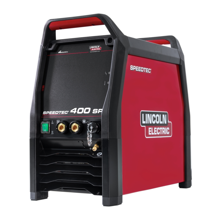 Lincoln Electric SPEEDTEC 500SP Operator's Manual