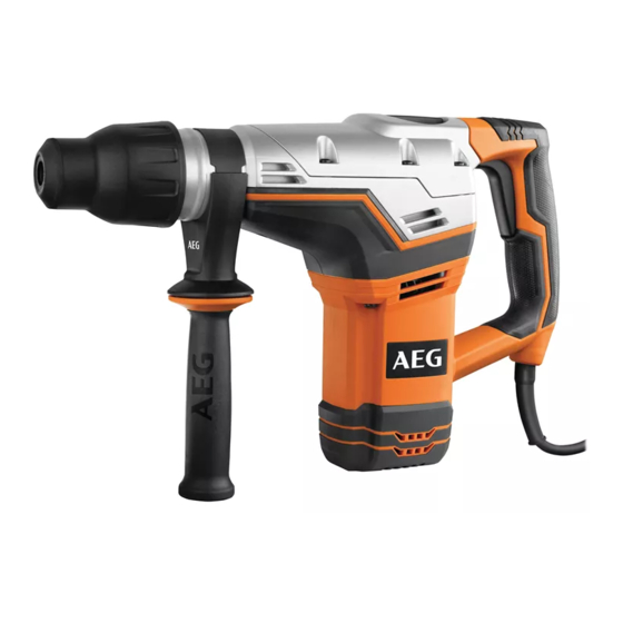 User Manuals: AEG KH 5 G SDS-Max Combi Hammer