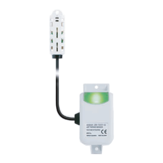 Omron ZN-TH11-S Instruction Sheet