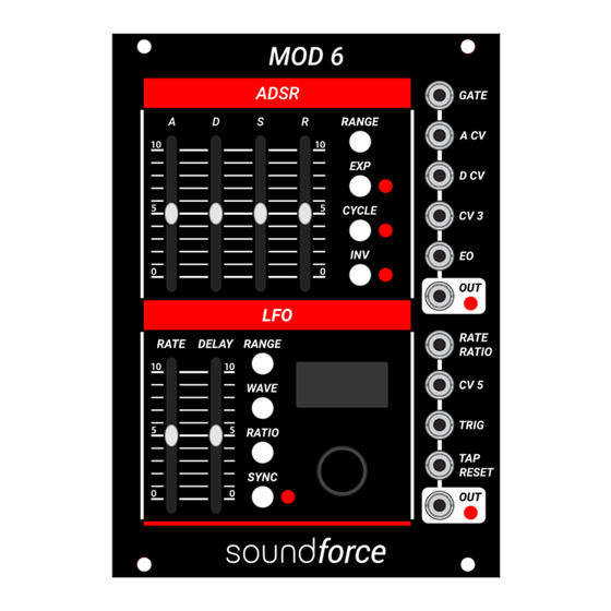 SoundForce MOD6 Manuals
