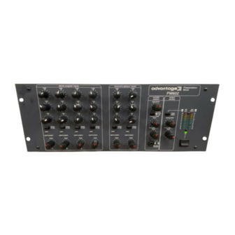 Biamp PM 602 Audio Mixer Manuals