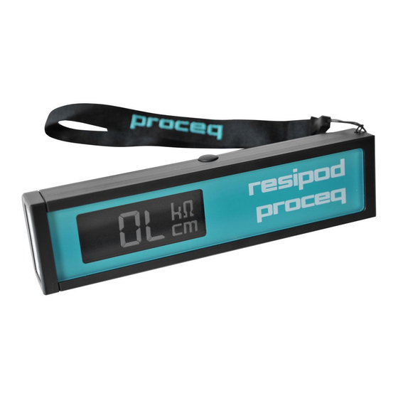 Proceq Resipod Family Operating Instructions Manual