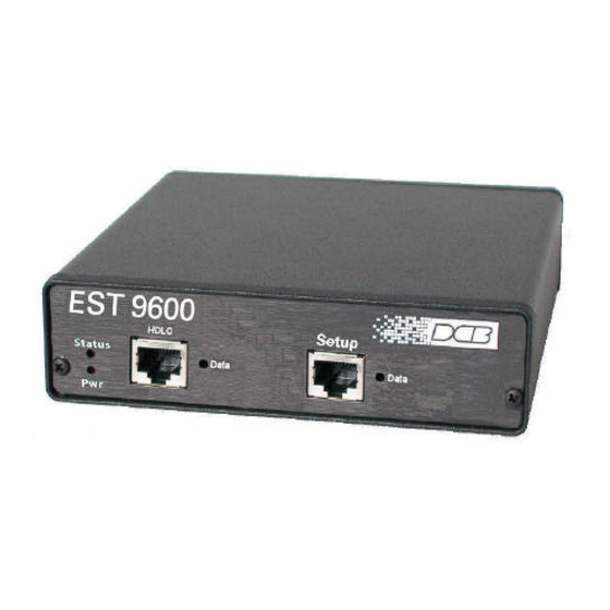 DCB EST-9600 Manual