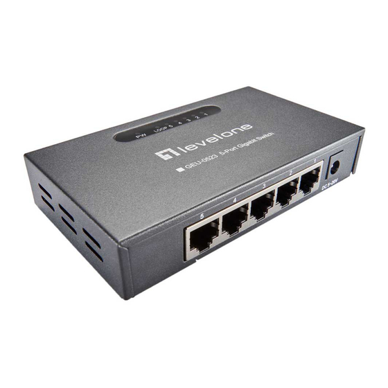 LevelOne GEU-0523 Quick Installation Manual