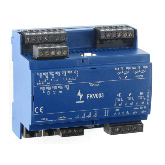 WURM FKV003 Product Information