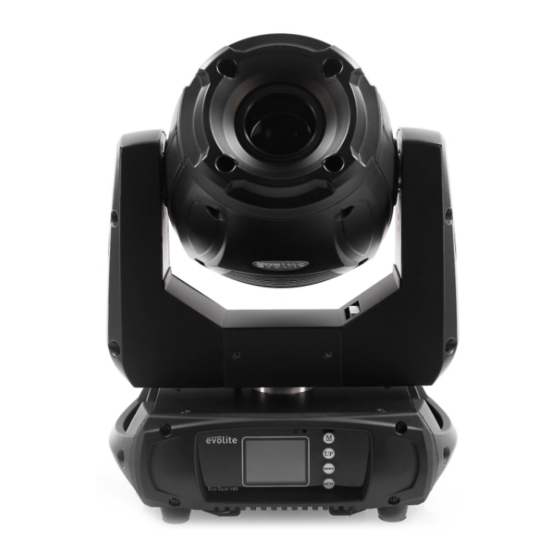 Evolite Evo Spot 180 User Manual
