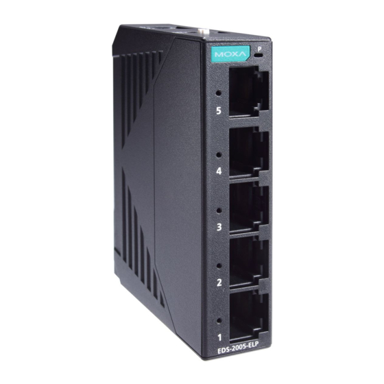 Moxa Technologies EDS-2005-ELP Series Quick Installation Manual
