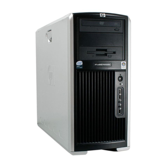 Autodesk HP xw9400 Hardware Setup Manual