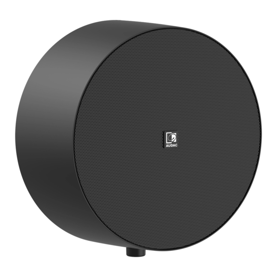 AUDAC NELO706V Series Installation Manual