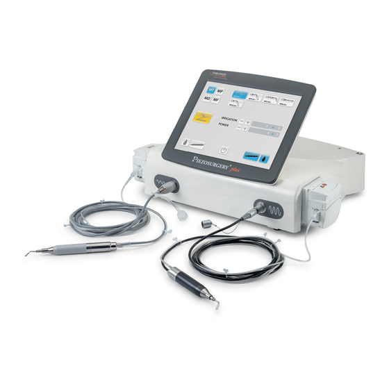 mectron PIEZOSURGERY plus Use And Maintenance Manual