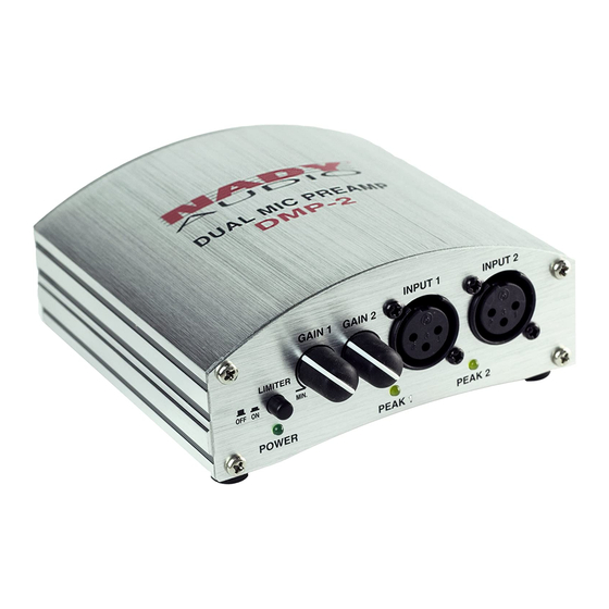 Nady Audio DMP-2 User Manual