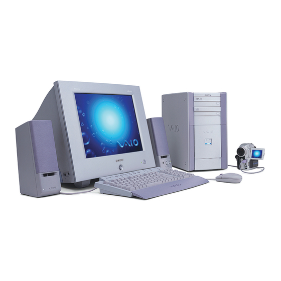 Sony VAIO Digital Studio PCV-RX650 Specifications