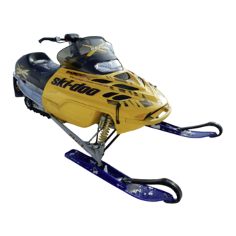BOMBARDIER ski-doo MX Z X 440 2001 Operator's Manual Supplement