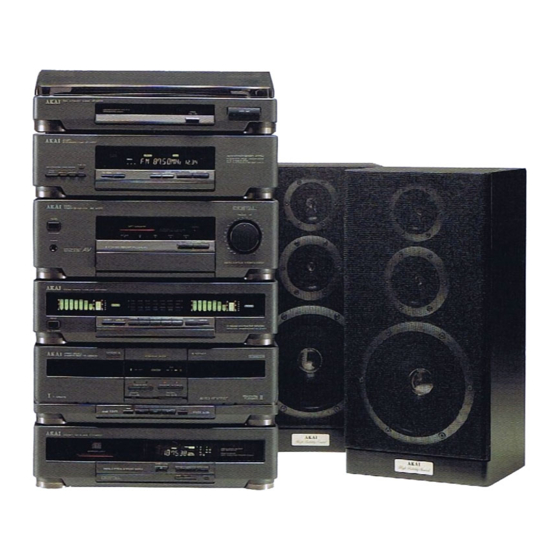 Akai FX system M600 Operator's Manual