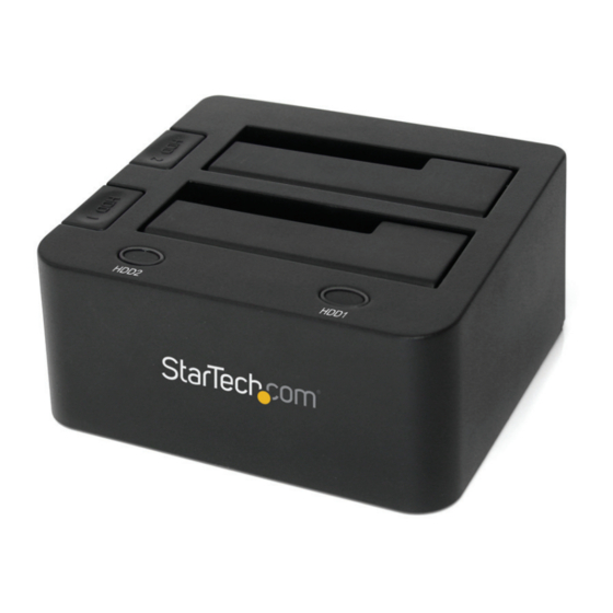 StarTech.com SATDOCK22U3S Instruction Manual
