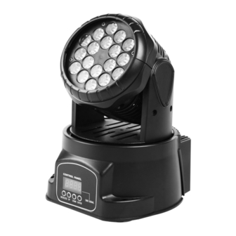 User Manuals: PROEL PLLEDMLW18 LED Moving Head