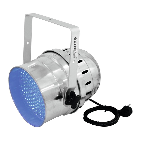 EuroLite LED PAR-64 UV User Manual
