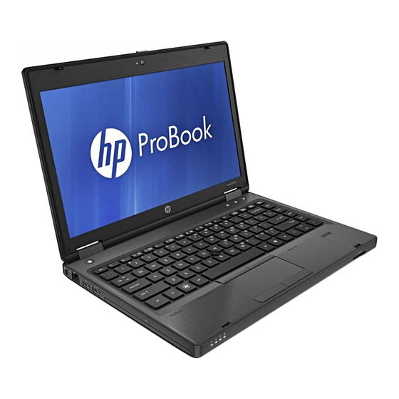 User Manuals: HP ProBook 6360b Laptop Computer