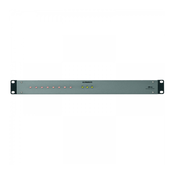 ALLEN & HEATH iDR-in User Manual