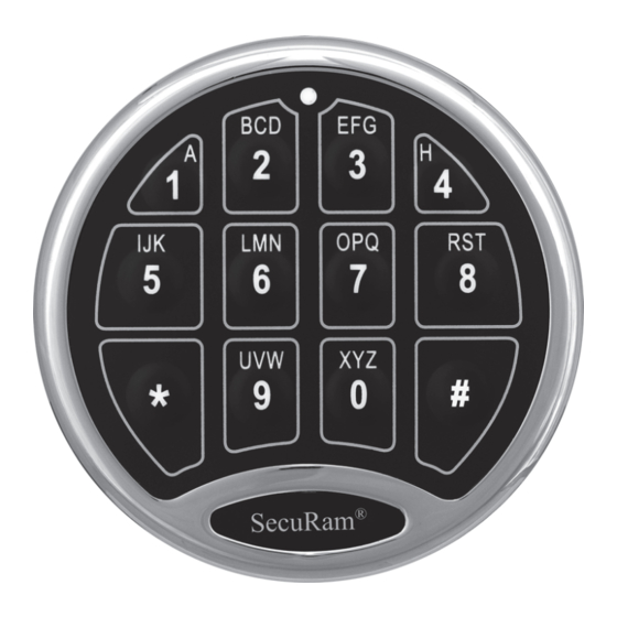 Securam SafeLogic Basic EC-0601A Series Operating Instructions