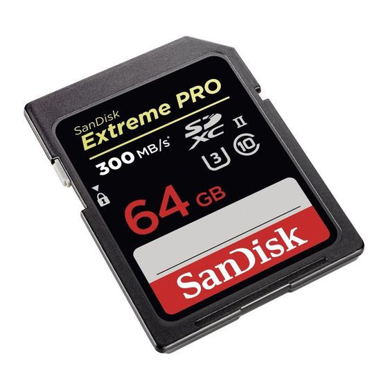 SanDisk Extreme Pro 64 GB Troubleshooting Steps