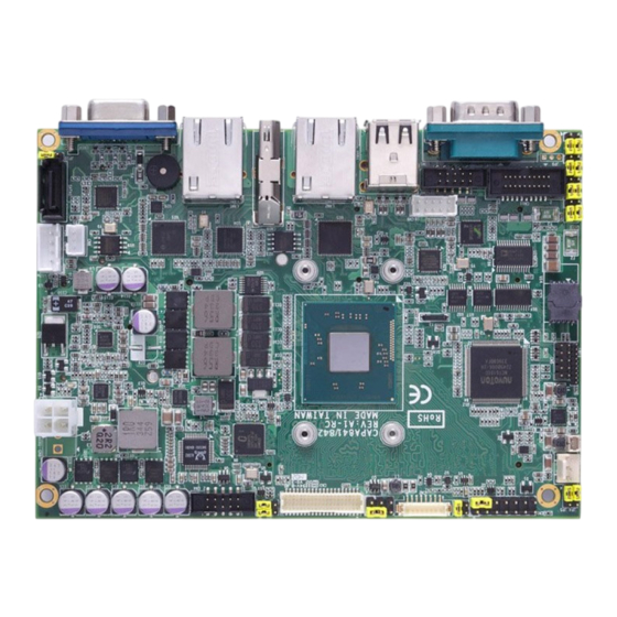 AXIOMTEK CAPA841 Series Quick Installation Manual