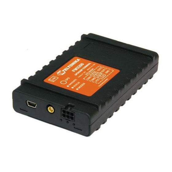 Teltonika FM3200 User Manual