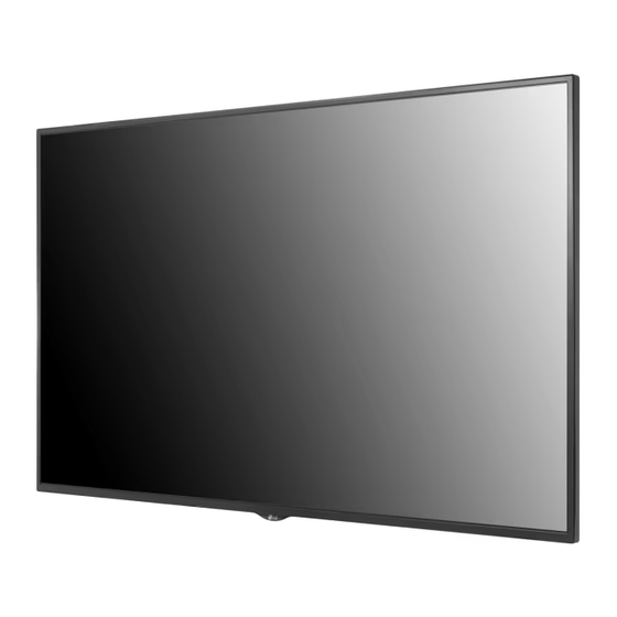 LG 65UH5E-B UHD Digital Signage Manuals