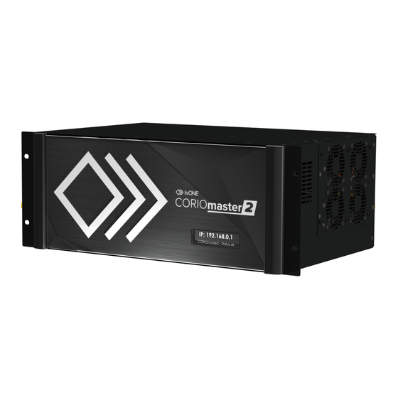 Tvone CORIOmaster2 MK2 Quick Start Manual